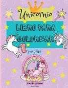 Libro para Colorear de Unicornios para Niños de 4 a 8 años