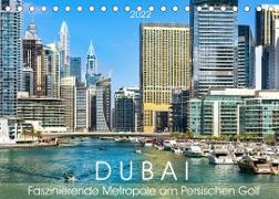 Dubai - Faszinierende Metropole am Persischen Golf (Tischkalender 2022 DIN A5 quer)