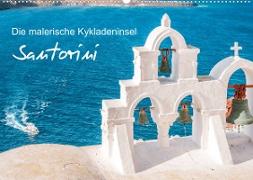 Santorini - Die malerische Kykladeninsel (Wandkalender 2022 DIN A2 quer)