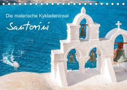 Santorini - Die malerische Kykladeninsel (Tischkalender 2022 DIN A5 quer)