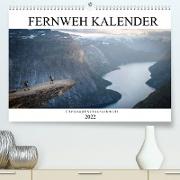 Fernweh Kalender (Premium, hochwertiger DIN A2 Wandkalender 2022, Kunstdruck in Hochglanz)