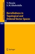 Barrelledness in Topological and Ordered Vector Spaces