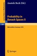 Probability in Banach Spaces II