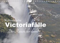 Weltnaturerbe Victoriafälle - Der Rauch, der donnert (Wandkalender 2022 DIN A4 quer)