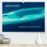 Malediven - Inselparadies im Indischen Ozean (Premium, hochwertiger DIN A2 Wandkalender 2022, Kunstdruck in Hochglanz)