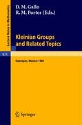 Kleinian Groups and Related Topics
