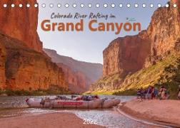 Colorado River Rafting im Grand Canyon (Tischkalender 2022 DIN A5 quer)