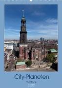 City Planeten - Hamburg (Wandkalender 2022 DIN A2 hoch)