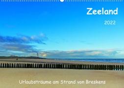 Zeeland - Urlaubsträume am Strand von Breskens (Wandkalender 2022 DIN A2 quer)