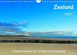 Zeeland - Urlaubsträume am Strand von Breskens (Wandkalender 2022 DIN A4 quer)