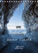 Baikalsee- kuriose Eiswelt (Tischkalender 2022 DIN A5 hoch)