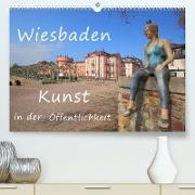 Wiesbaden Kunst in der Öffentlichkeit (Premium, hochwertiger DIN A2 Wandkalender 2022, Kunstdruck in Hochglanz)