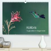 Kolibris - Flugkünstler im Regenwald (Premium, hochwertiger DIN A2 Wandkalender 2022, Kunstdruck in Hochglanz)