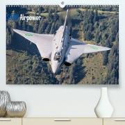 Saab Airpower (Premium, hochwertiger DIN A2 Wandkalender 2022, Kunstdruck in Hochglanz)