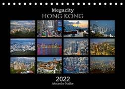 Megacity Hong Kong (Tischkalender 2022 DIN A5 quer)