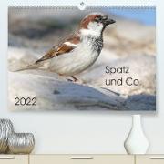 Spatz und Co. (Premium, hochwertiger DIN A2 Wandkalender 2022, Kunstdruck in Hochglanz)