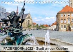 PADERBORN - Stadt an den Quellen (Tischkalender 2022 DIN A5 quer)