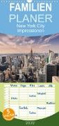 New York City Impressionen - Familienplaner hoch (Wandkalender 2022 , 21 cm x 45 cm, hoch)