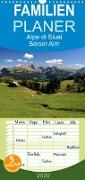 Alpe di Siusi - Seiser Alm - Familienplaner hoch (Wandkalender 2022 , 21 cm x 45 cm, hoch)