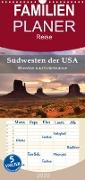 Südwesten der USA - Klassiker und Geheimnisse - Familienplaner hoch (Wandkalender 2022 , 21 cm x 45 cm, hoch)