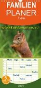 Wilde Eichhörnchenwelt! - Familienplaner hoch (Wandkalender 2022 , 21 cm x 45 cm, hoch)