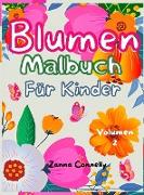 Blumen Malbuch für Kinder