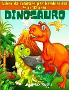 Dinosauro Libro da colorare per bambini dai 4 ai 10 anni