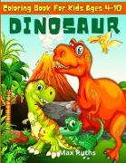 Dinosaur Coloring Book for Kids ages 4-10