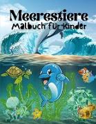 Meerestiere Malbuch für Kinder