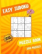 Easy Sudoku: 200 Large Print Sudoku Puzzles with Solutions