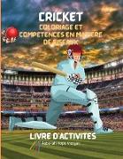 Cricket Coloriage et compétences en matière de ciseaux Livre d'activités