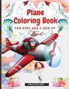 Plane Coloring Book for Kids Aged 3 and UP