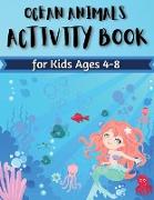 Ocean Animal Activity Book for Kids Ages 4-8