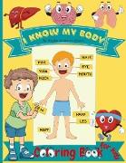 I Know My Body Coloring book for kids