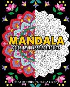 Mandala Color by Number for Adults