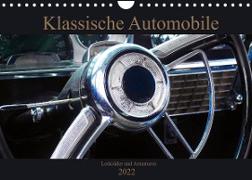 Klassische Automobile - Lenkräder und Armaturen (Wandkalender 2022 DIN A4 quer)