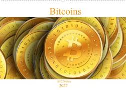 Bitcoins (Wandkalender 2022 DIN A2 quer)