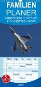 Augenblicke in der Luft: F-16 Fighting Falcon - Familienplaner hoch (Wandkalender 2022 , 21 cm x 45 cm, hoch)