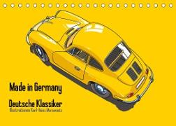 Made in Germany - Illustrationen deutscher Oldtimer (Tischkalender 2022 DIN A5 quer)