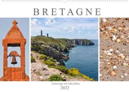 Bretagne - unterwegs mit Julia Hahn (Wandkalender 2022 DIN A2 quer)