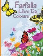 Libro da colorare farfalla