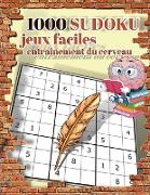 1000 jeux faciles SUDOKU entraînement du cerveau