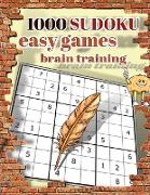 1000 SUDOKU easy games brain training