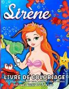 Sirène Livre De Coloriage Pour Les Enfants De 4 à 8 Ans