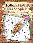 1000 SUDOKU einfache Spiele Gehirntraining