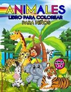 Animales Libro para Colorear para Niños Años 4-8