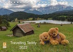 Travelling Teddy 2022 (Tischkalender 2022 DIN A5 quer)