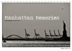 Manhattan Memories - Erinnerungen an New York (Tischkalender 2022 DIN A5 quer)
