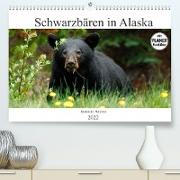 Schwarzbären in Alaska (Premium, hochwertiger DIN A2 Wandkalender 2022, Kunstdruck in Hochglanz)