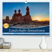 Landschafts-Sensationen (Premium, hochwertiger DIN A2 Wandkalender 2022, Kunstdruck in Hochglanz)